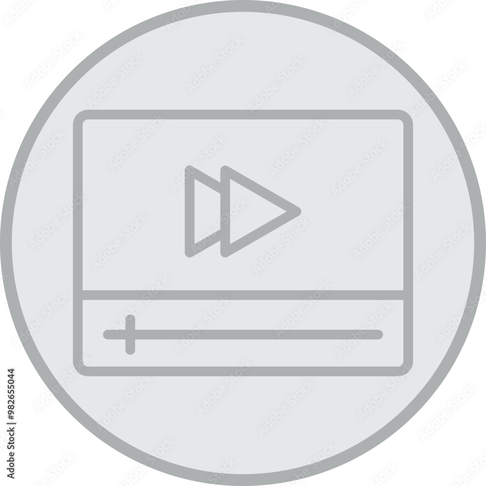 Fast Forward Vector Icon Design Fast Forward Vector Icon Design