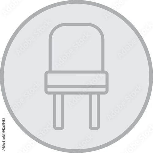 Seat Vector Icon Design