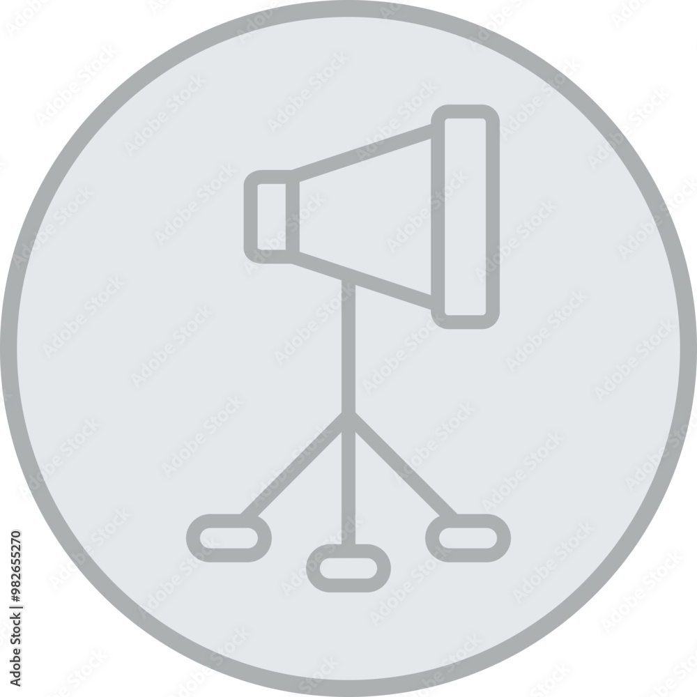 Spotlight Vector Icon Design Spotlight Vector Icon Design