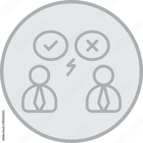 Argument Vector Icon Design