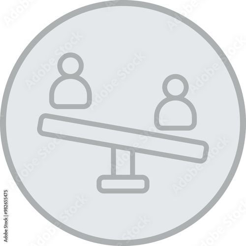 Balance Vector Icon Design