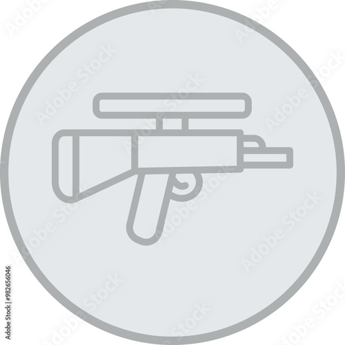 Sniper Vector Icon Design