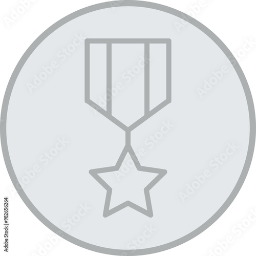 Medal Vector Icon Design