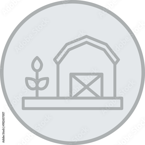 Farm Vector Icon Design