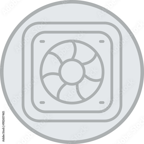 Cooler Vector Icon Design