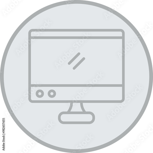 Display Vector Icon Design