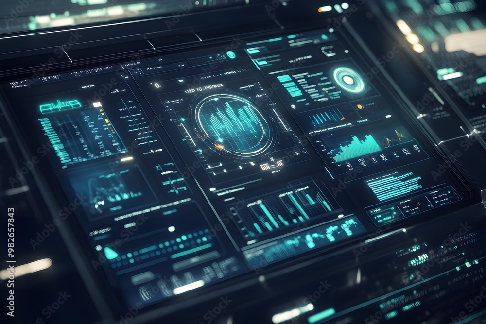 Futuristic Digital Interface