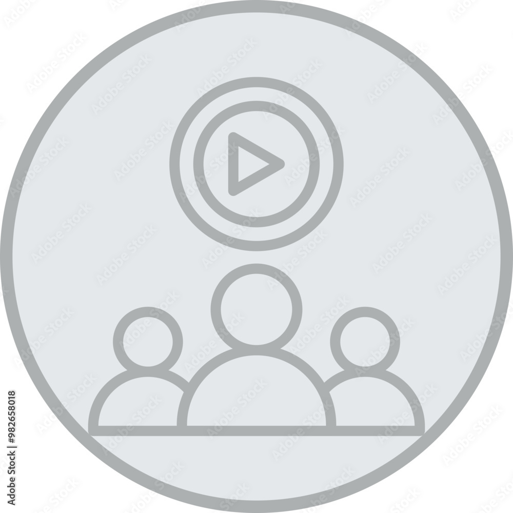 Subscribers Vector Icon Design Subscribers Vector Icon Design