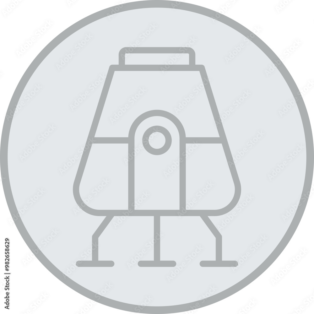 Space Capsule Vector Icon Design Space Capsule Vector Icon Design