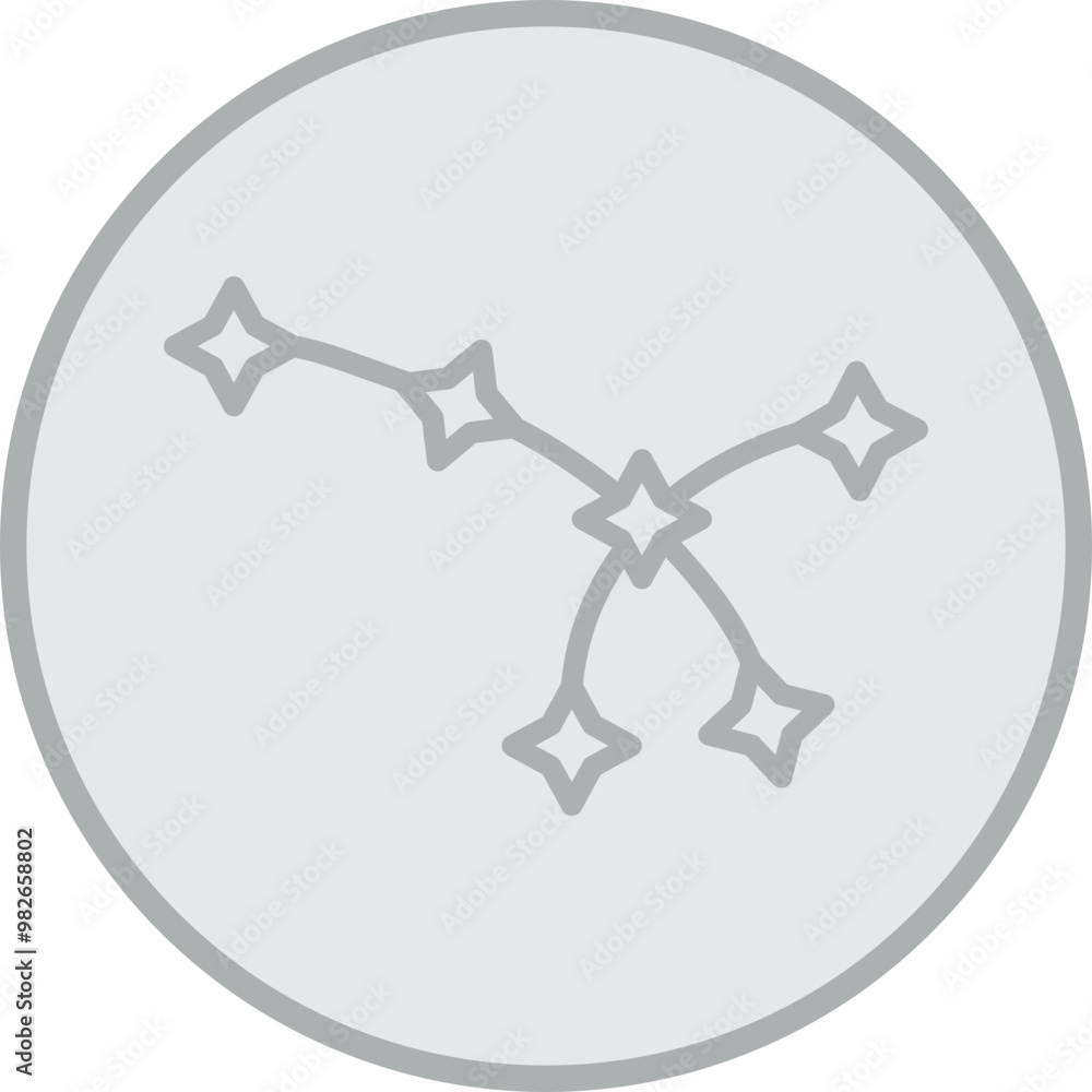 Constellation Vector Icon Design Constellation Vector Icon Design