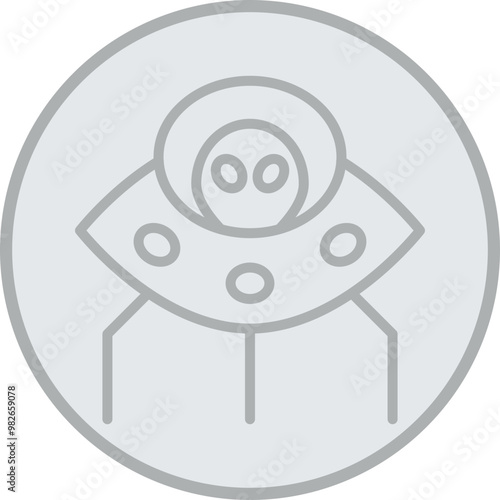 Alien Vector Icon Design