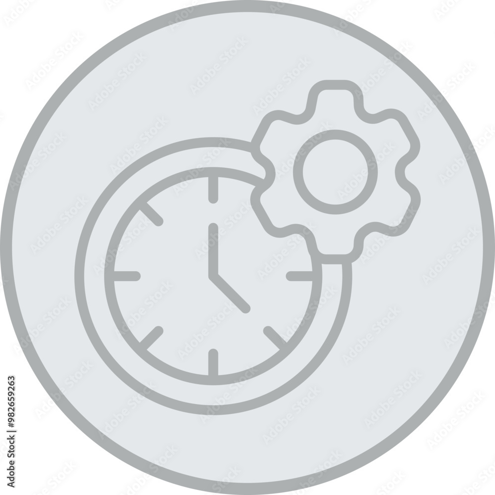 Time Management Vector Icon Design Time Management Vector Icon Design