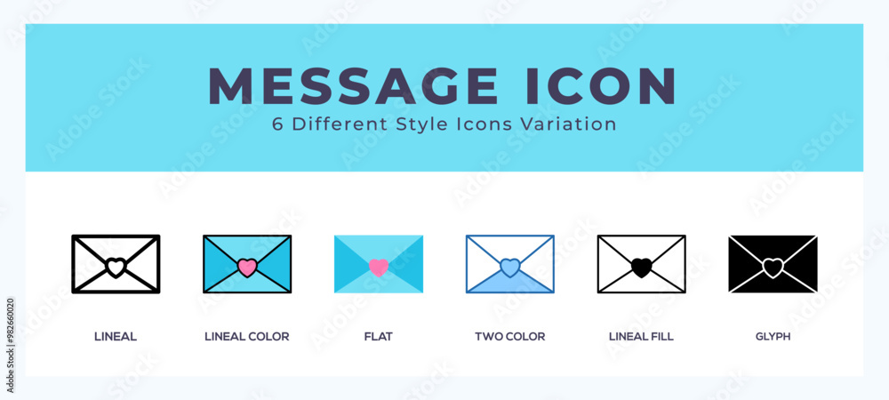 Message icon vector for web. and mobile app Message icon vector for web. and mobile app