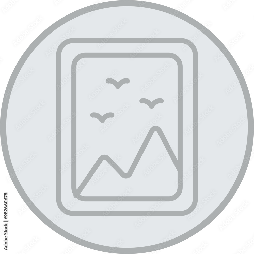 Picture Frame Vector Icon Design Picture Frame Vector Icon Design