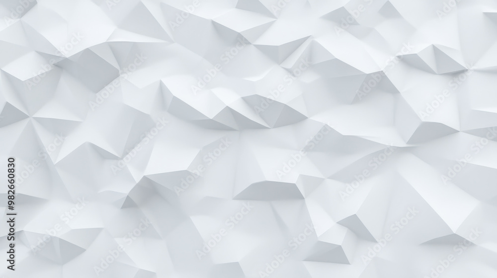 Abstract white polygonal surface, illustration with geometric shapes, creating modern minimalistic textured design for backgrounds and presentations. Abstract white polygonal surface, illustration with geometric shapes, creating modern minimalistic textured design for backgrounds and presentations.