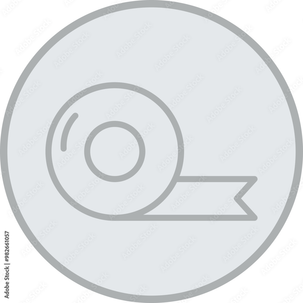 Adhesive Tape Vector Icon Design Adhesive Tape Vector Icon Design