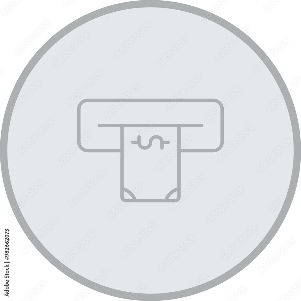 Cash Withdrawal Vector Icon Design Cash Withdrawal Vector Icon Design