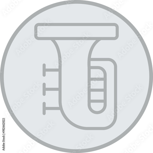 Tuba Vector Icon Design