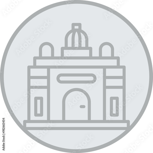 Palace Vector Icon Design