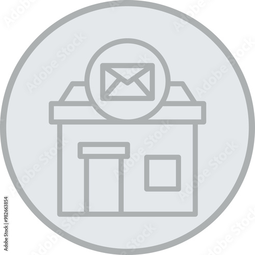 Post Office Vector Icon Design