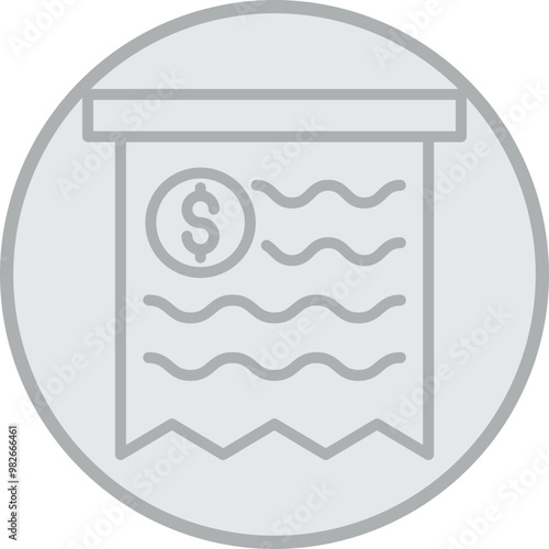 Receipt Icon Design