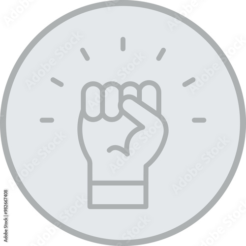 Protest Icon Design