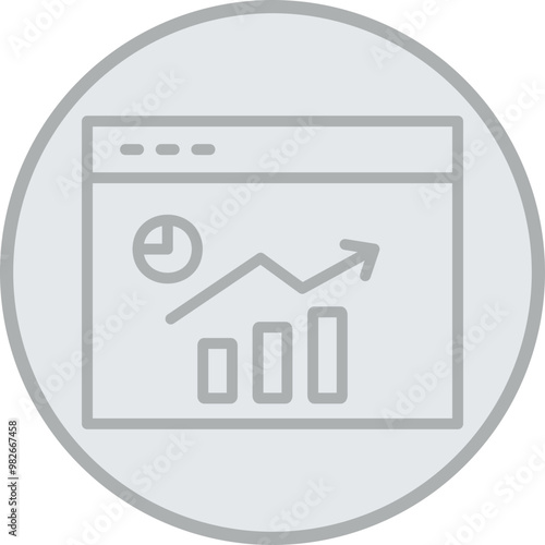 Market Analysis Icon Design