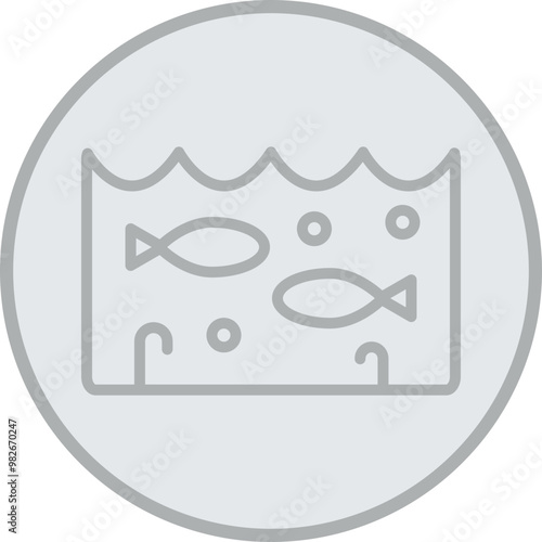 Underwater Vector Icon Design