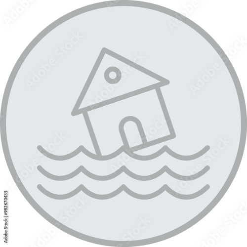 Flood Vector Icon Design