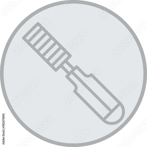 Chisel Vector Icon Design