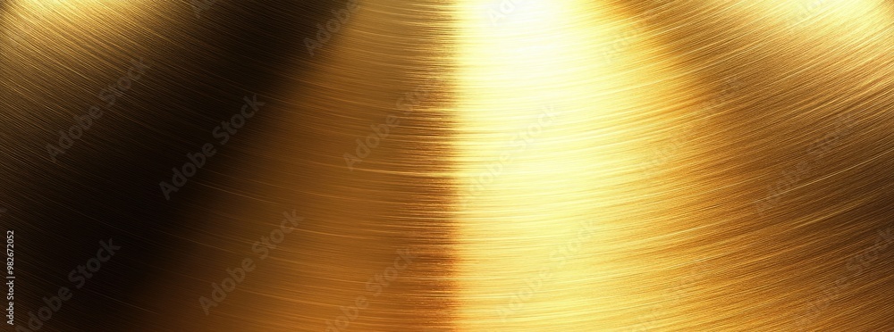 Golden Brushed Metal Texture: Abstract Background Golden Brushed Metal Texture: Abstract Background