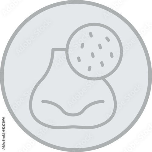 Blackhead Vector Icon Design