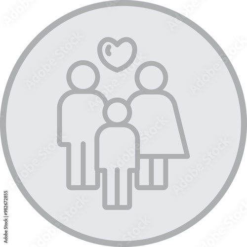 Family Vector Icon Design