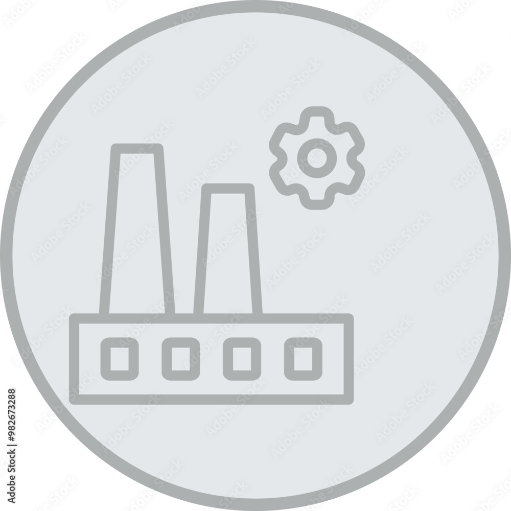 Manufacturing Vector Icon Design Manufacturing Vector Icon Design