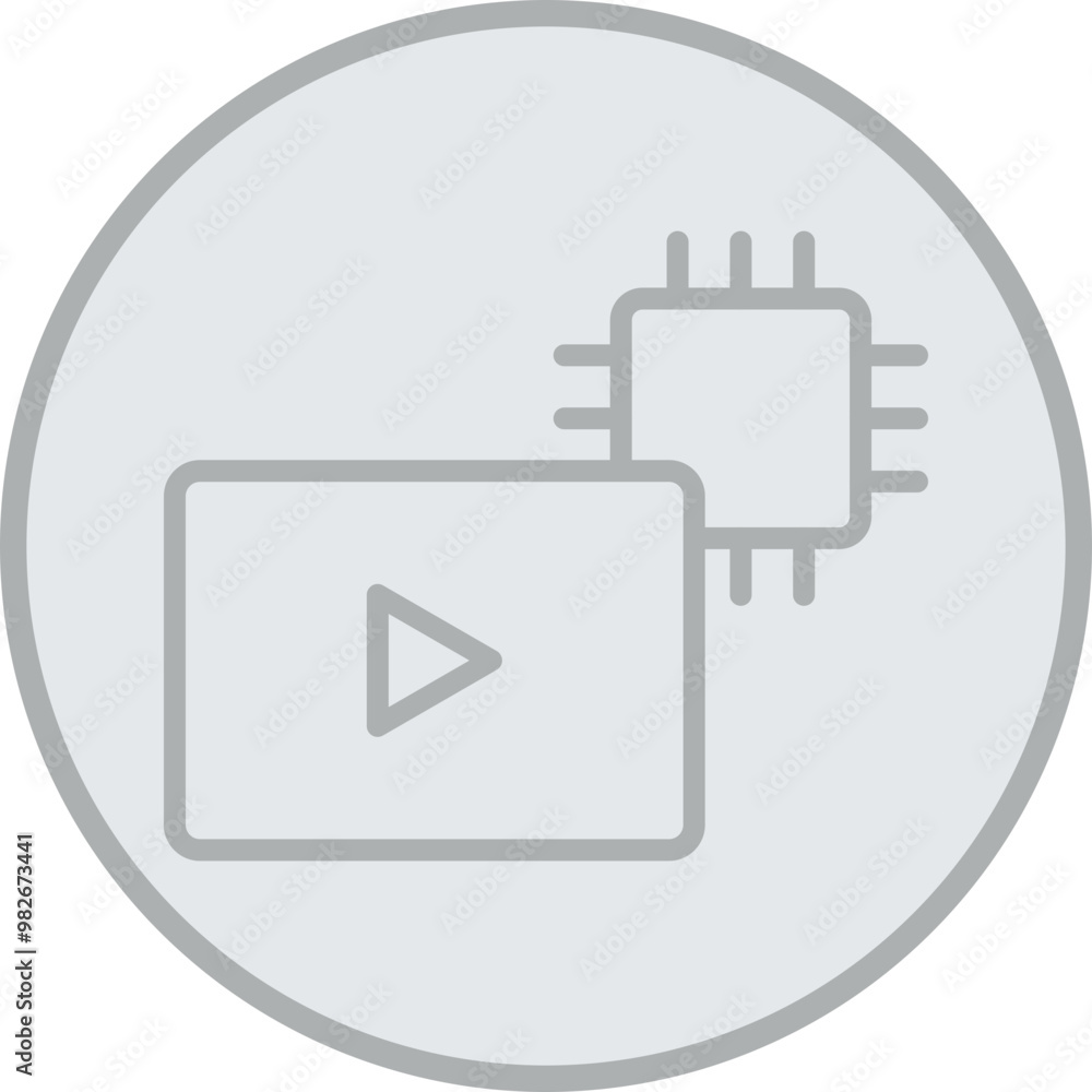 Video Vector Icon Design Video Vector Icon Design