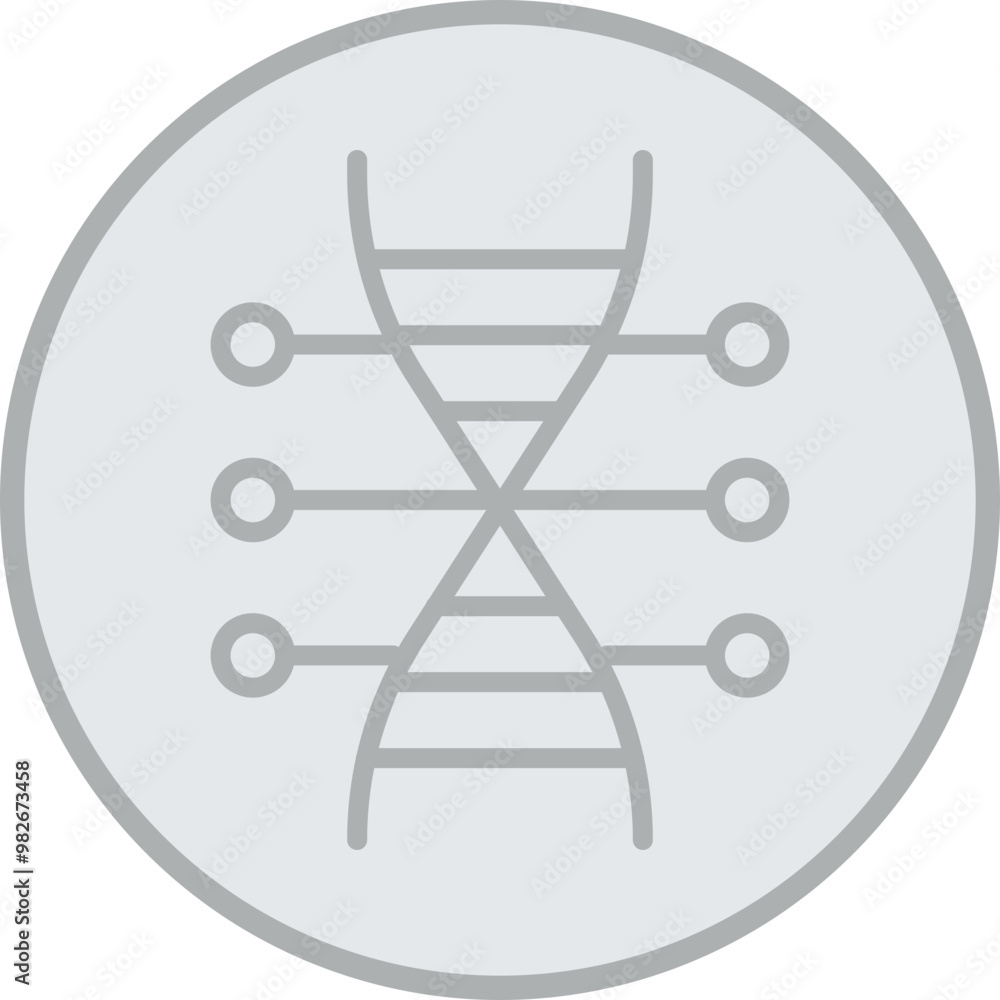 Genetic Vector Icon Design Genetic Vector Icon Design