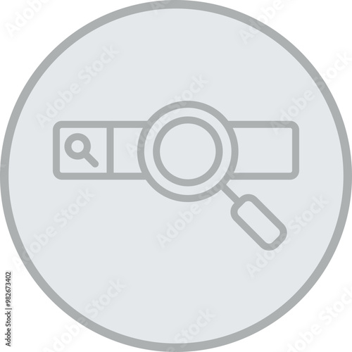 Search Engine Vector Icon Design
