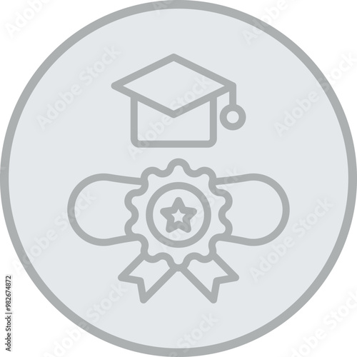 Bachelors Degree Icon Design