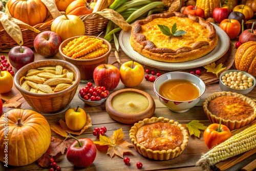 pie with fruits and nuts