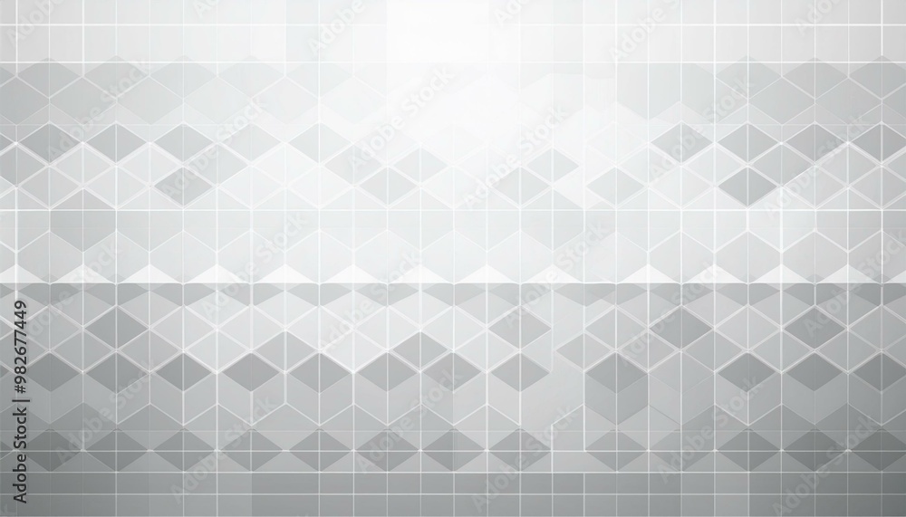 Fototapeta premium Abstract geometric pattern in shades of gray, perfect for backgrounds, web design, or modern art projects.