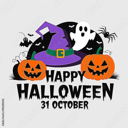 Happy Halloween Celebration Design