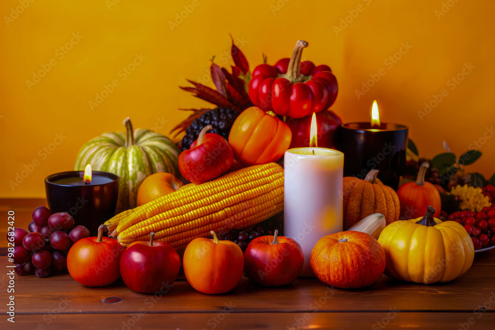 autumn still life with fruits and vegetables autumn still life with fruits and vegetables