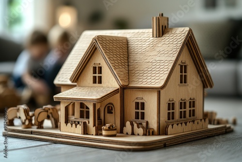 Wooden Model House