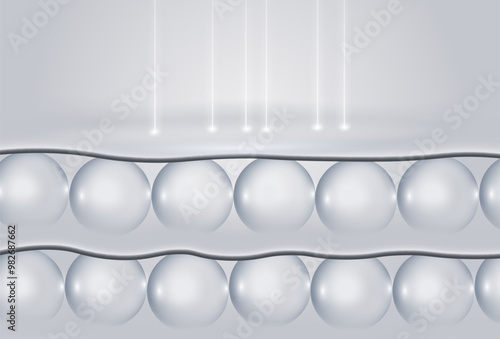 vitamin laser on several layers of the epidermis