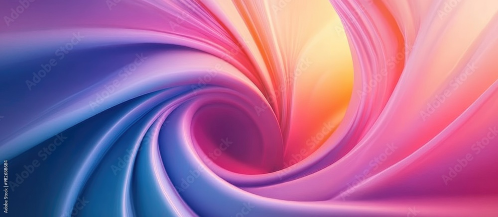 Vibrant swirling vortex background in a 3D rendering Vibrant swirling vortex background in a 3D rendering