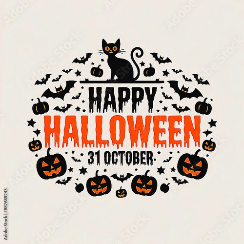 Happy Halloween Celebration Design