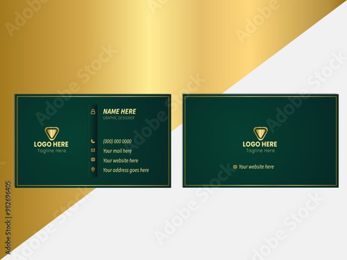 Modern unique professional business card design