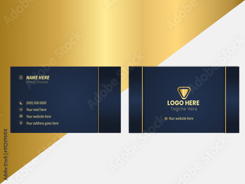 Modern unique professional business card design