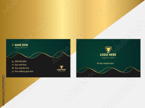 Modern unique professional business card design