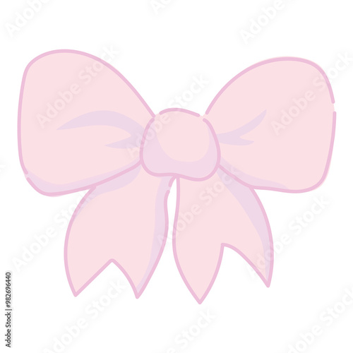 coquette Cute Ribbons and Decorative Bows - Whimsical Illustrations